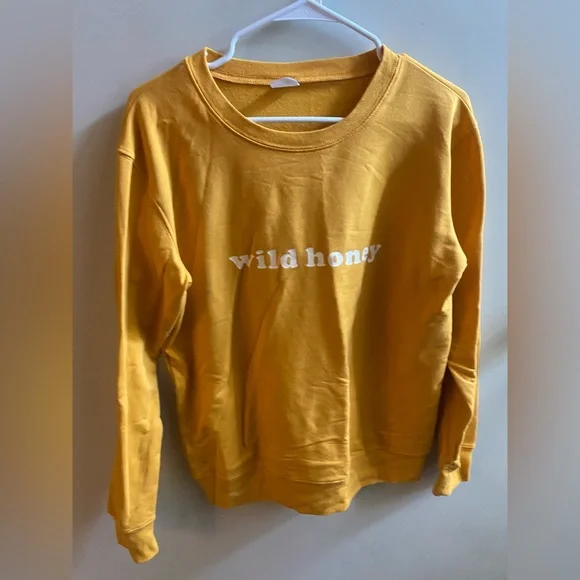 Tops Wild Honey Crewneck Sweatshirt Poshmark